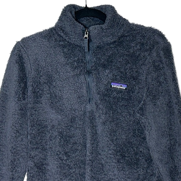 Patagonia Los Gatos 1/4 Zip Fleece Pullover Sweater in Smolder Blue, Size Small - Picture 5 of 14